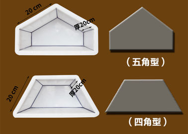 Chiny Półpikrowe formy do układania nawierzchni PP materiał 20 * 20 cm Dobra wytrzymałość dostawca